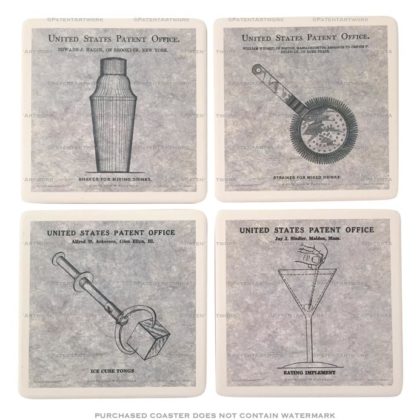 Cocktail Coasters Patent Artwork