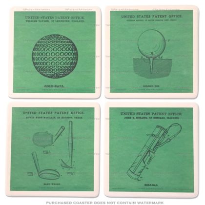 Golf Coasters Patent Artwork