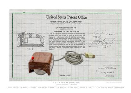 Mouse First Patent Artwork Print