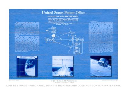 Tiros Satellite Patent Artwork Print